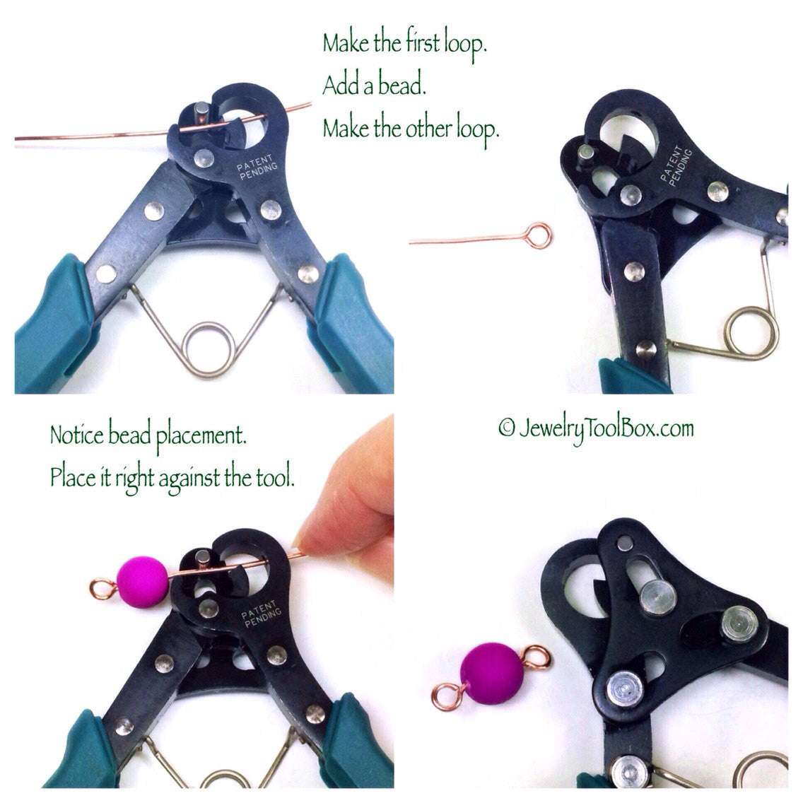 One Step Looper, Beadsmith Medium Loop Making Pliers, 2.25mm Loops, Ey -  Jewelry Tool Box